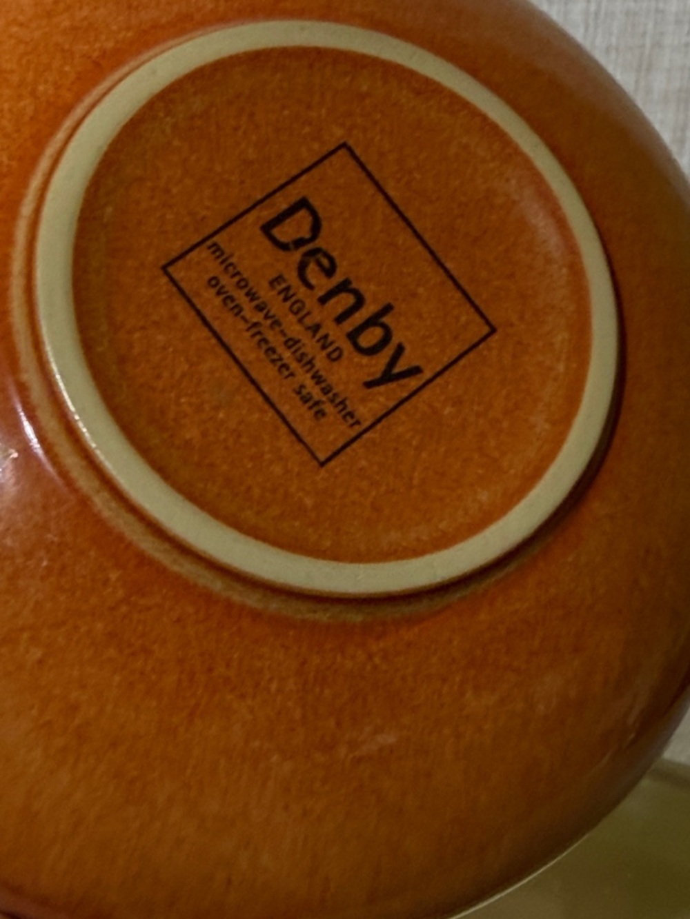 Denby England Fire Stripe Serving Bowl x 2 - Picture 6 of 10